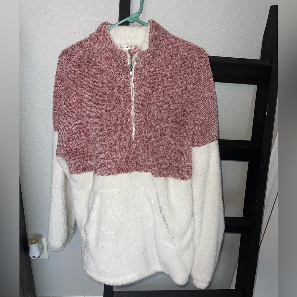 Sherpa Pullover Size Large